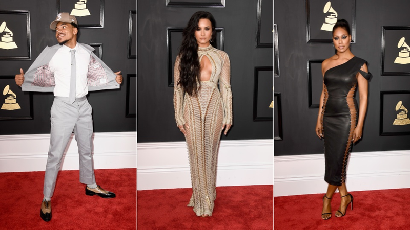 Illustration for article titled Every Wild and Wacky Look From the 59th Grammy Awards Red Carpet
